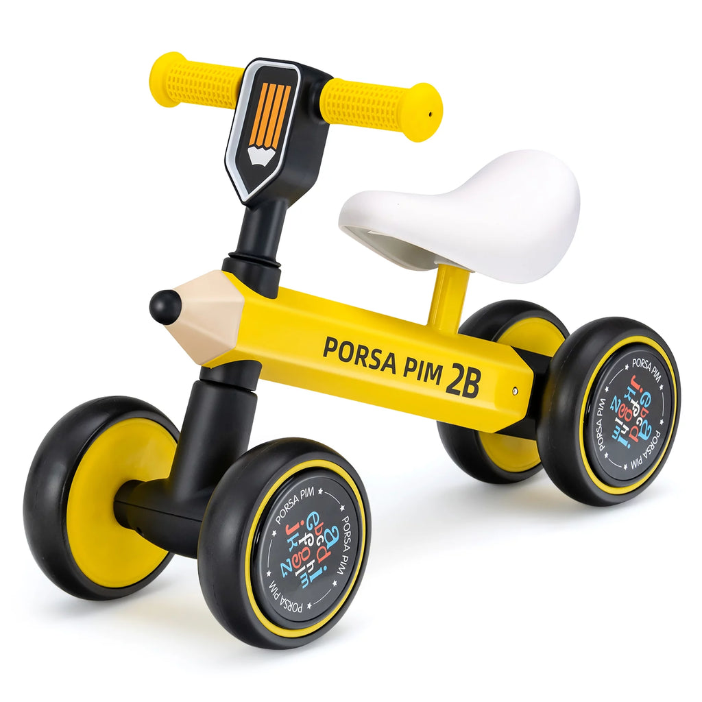 Baby Balance Bike No Pedal Yellow R546845