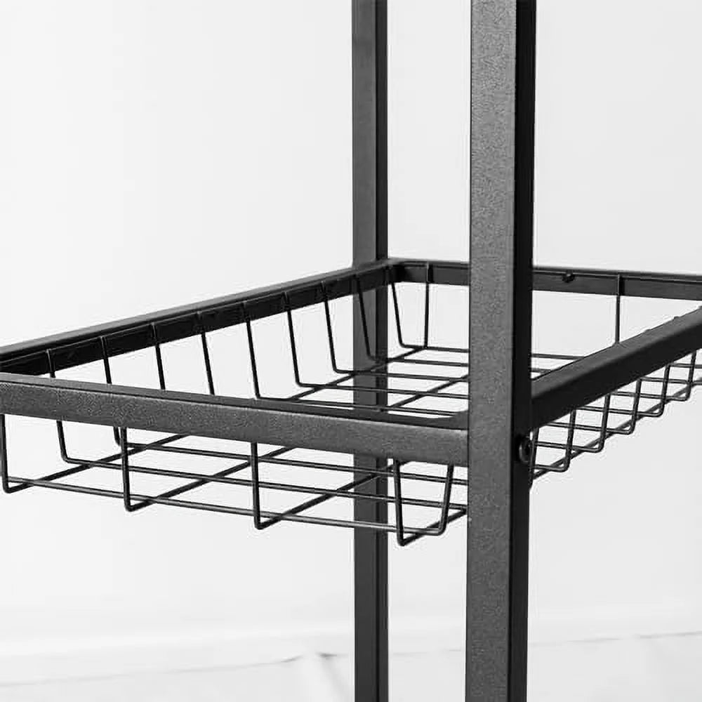 40 inch Computer Desk with 2-Tier Shelves S9682