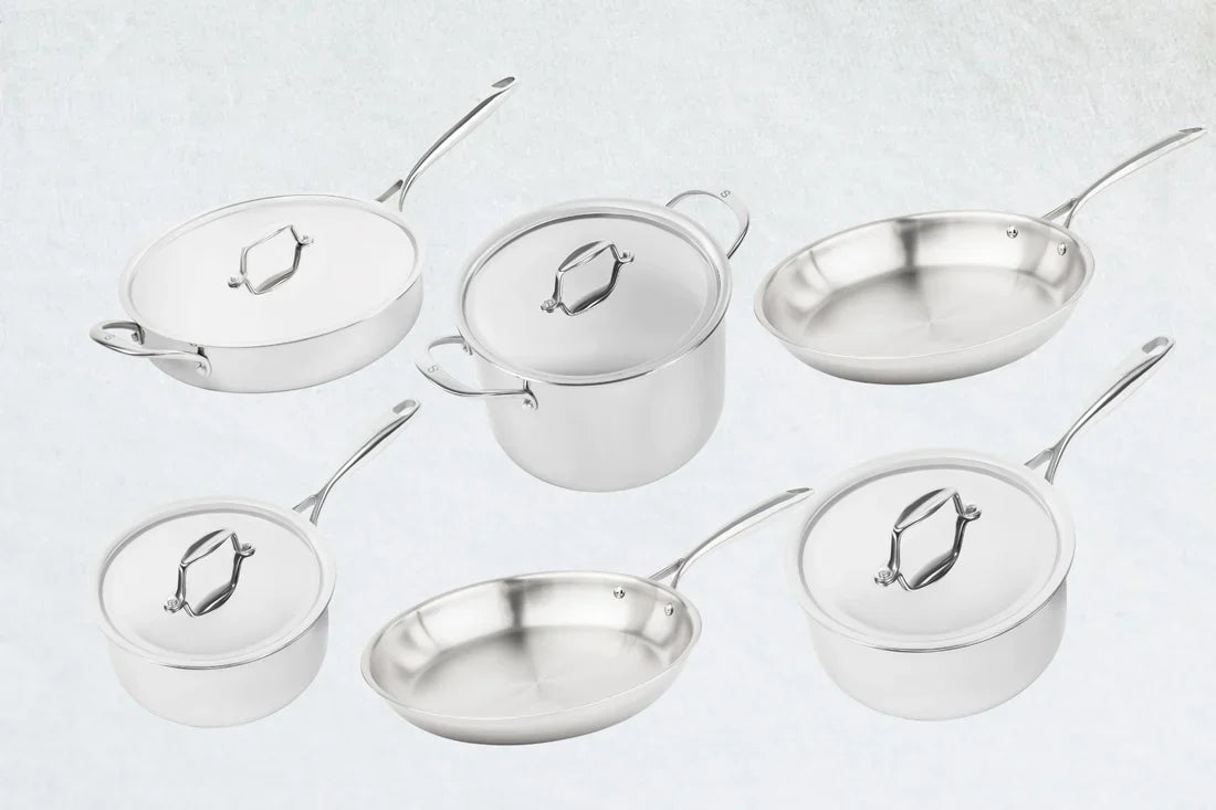 10 Piece Stainless Steel Cookware Set U93239