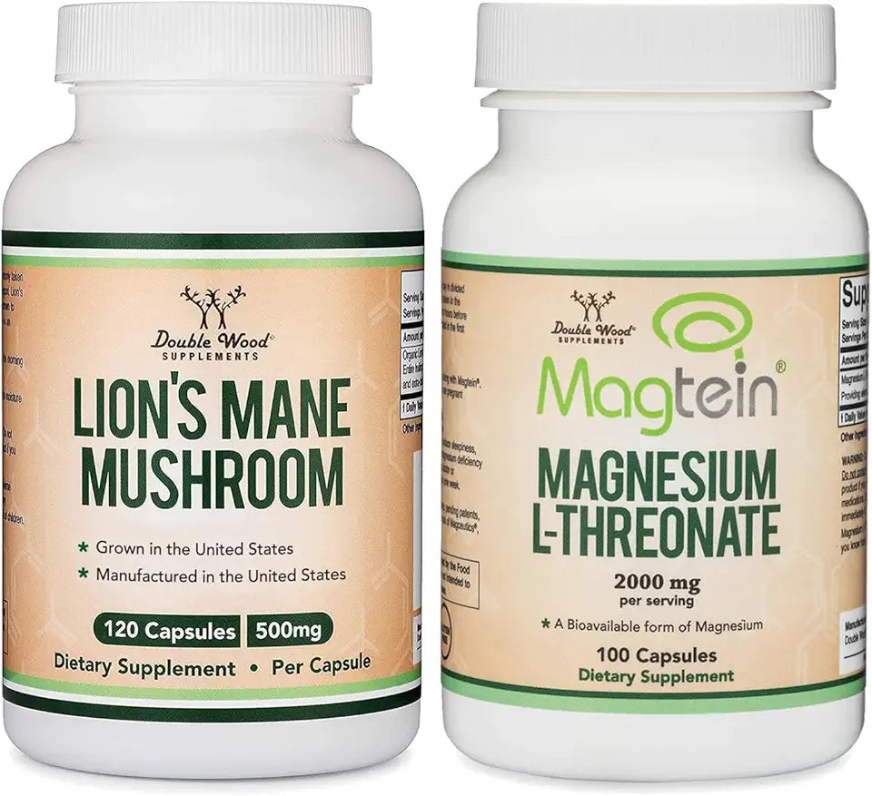 Lion's Mane Mushroom and Magnesium L-Threonate I542415