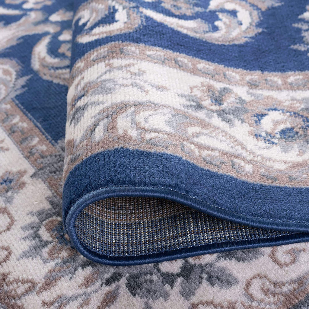 Navy 2'3'' x 7'3'' Runner Area Rug Q881