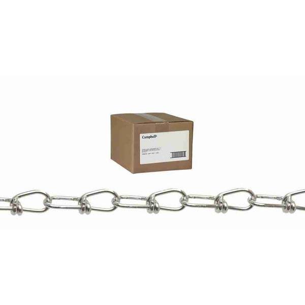 Galvanized Double Loop Chain, 100 in A Box D898