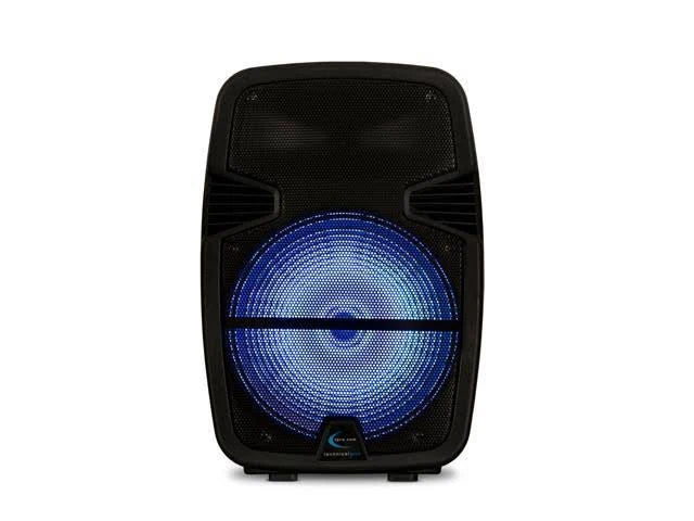 Rechargeable Wireless Loudspeaker Package with Tripod, Microphone, and Cable O905
