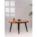 32 in. Solid Wood Round Coffee Table D5529