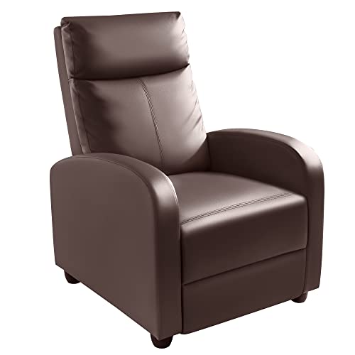 Black PU Leather Recliner Chair H9071