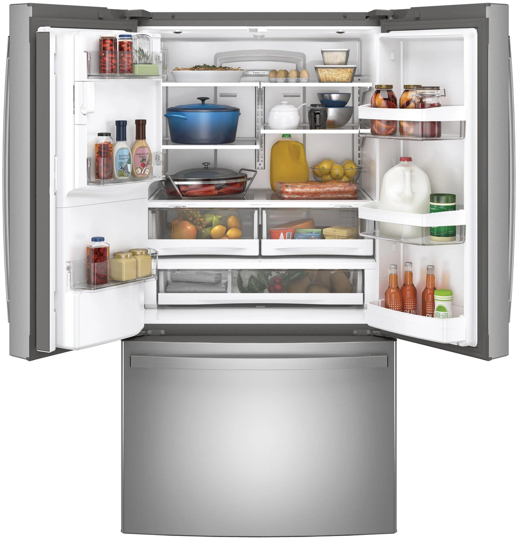 French Door Freestanding Refrigerator Stainless Steel O7266