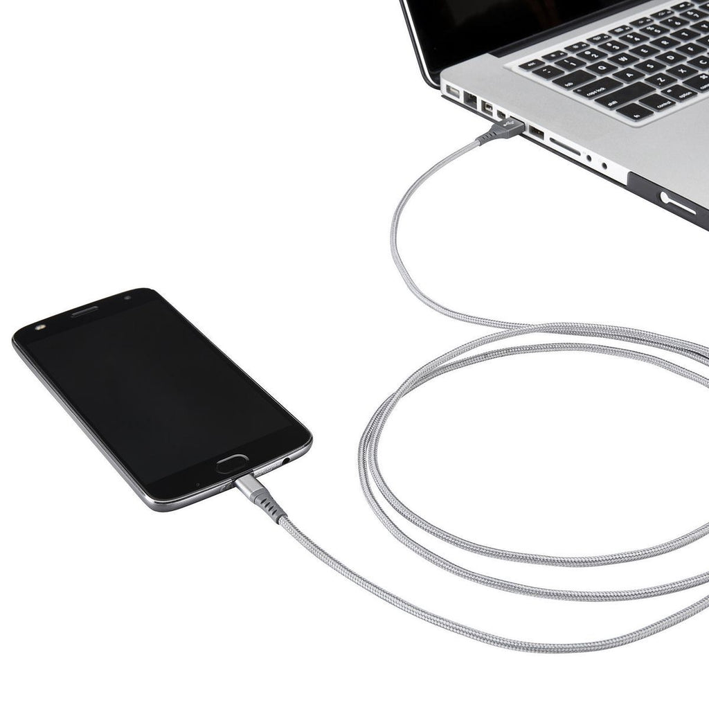 6 ft. USB to USB-C Braided Charging Cable O63026