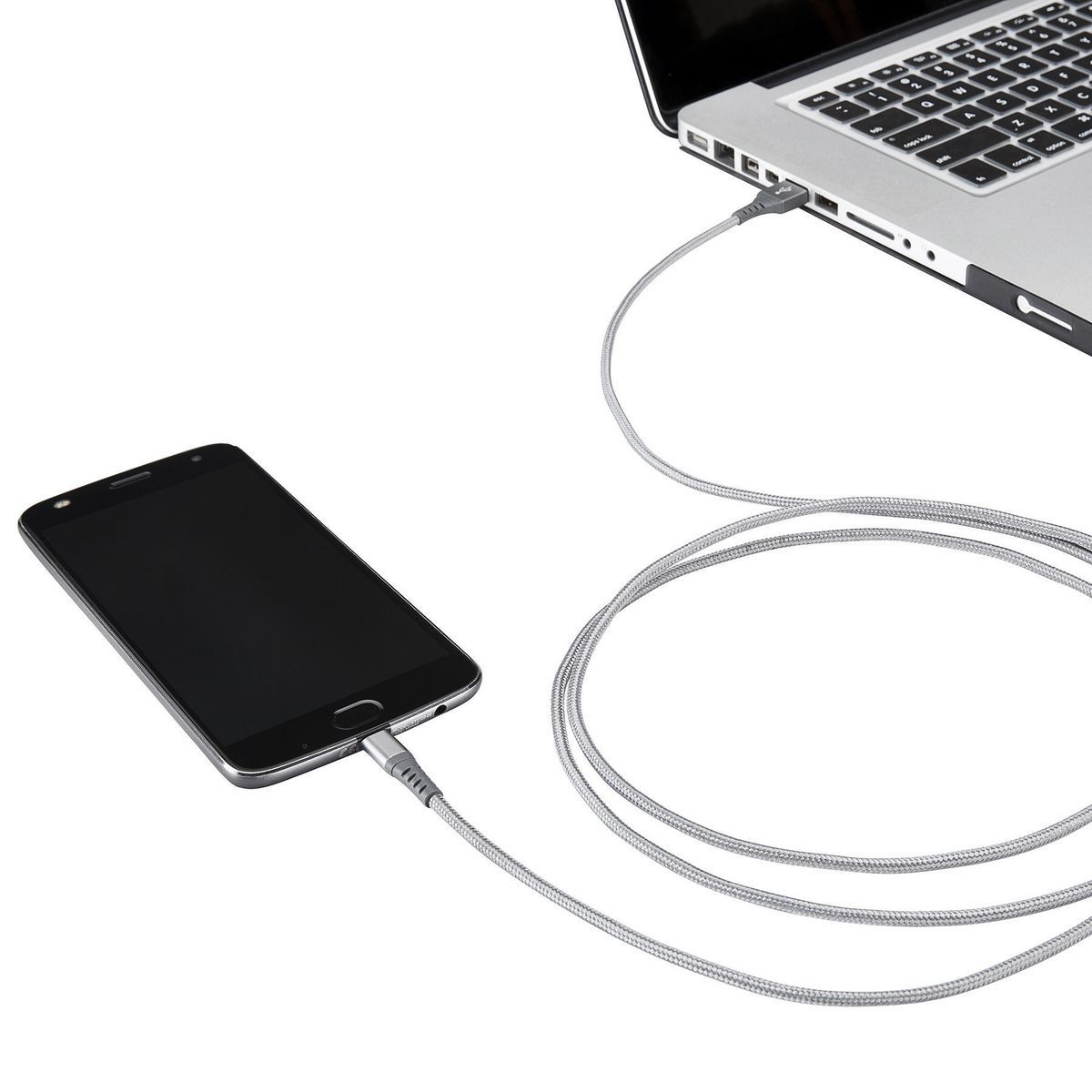 6 ft. USB to USB-C Braided Charging Cable O63026