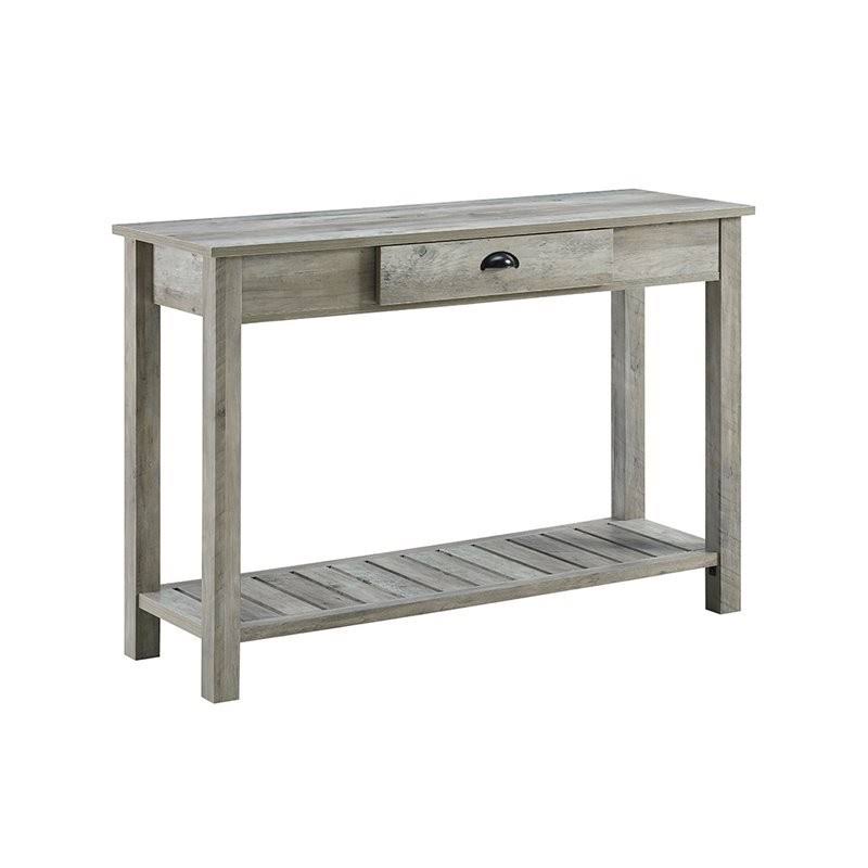Gray Wash Console Table V837