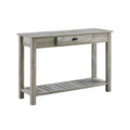 Gray Wash Console Table V837