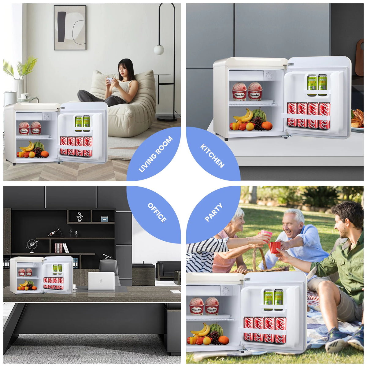 1.1 Cu.ft Compact Upright Freezer with Reversible Single Door Z744057