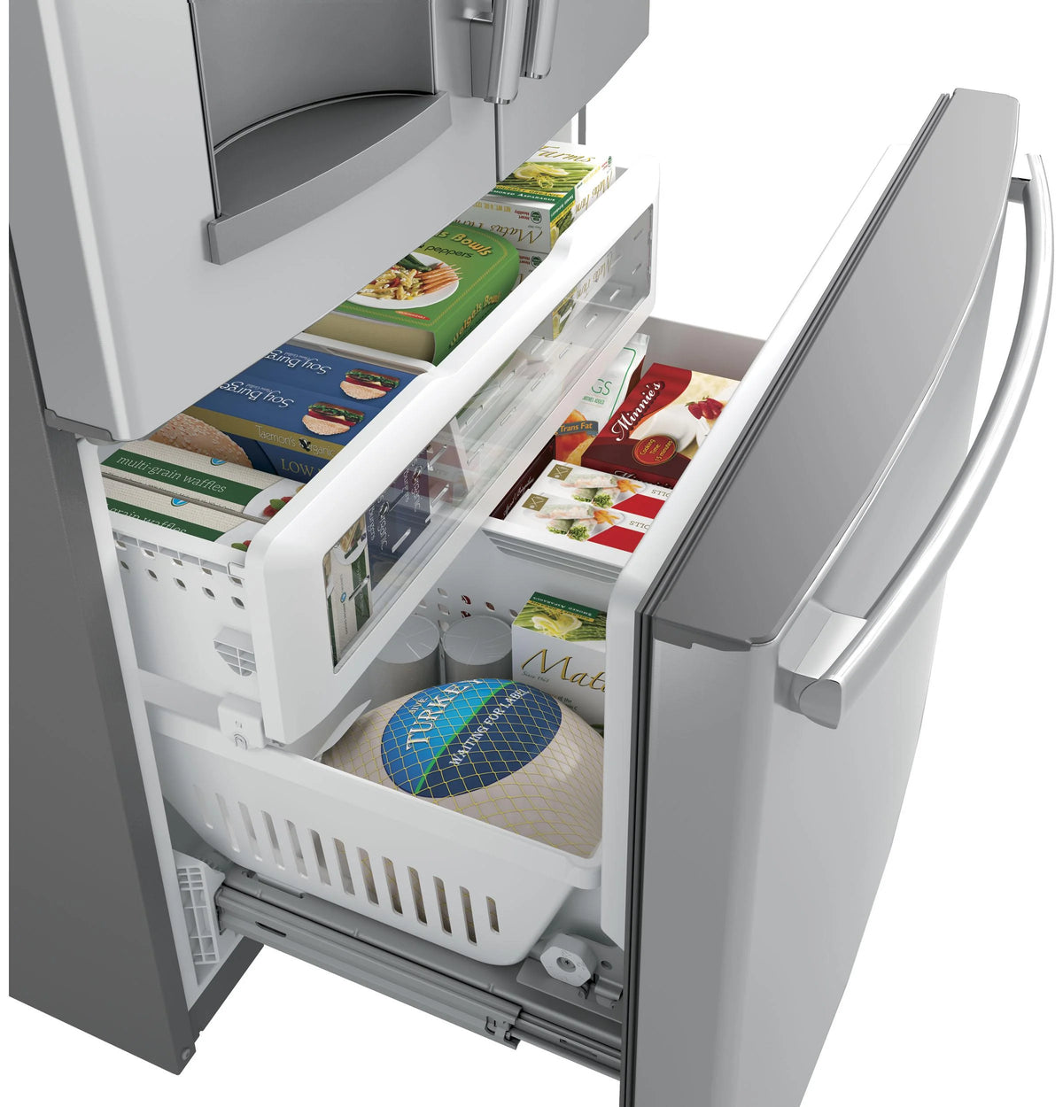 French Door Freestanding Refrigerator Stainless Steel O7266